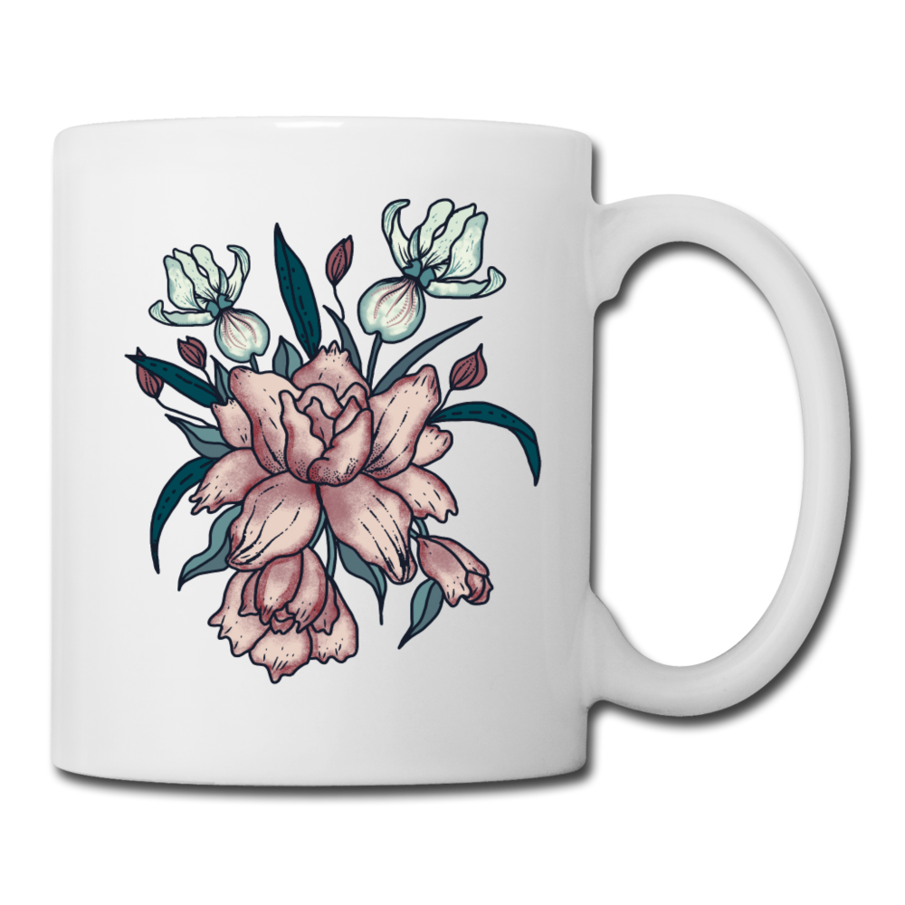 Tasse "Vintage-Orchideen" - Hinter dem Mond