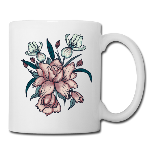 Tasse "Vintage-Orchideen" - Hinter dem Mond