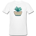 Männer Bio-T-Shirt - Aloe Vera - Hinter dem Mond