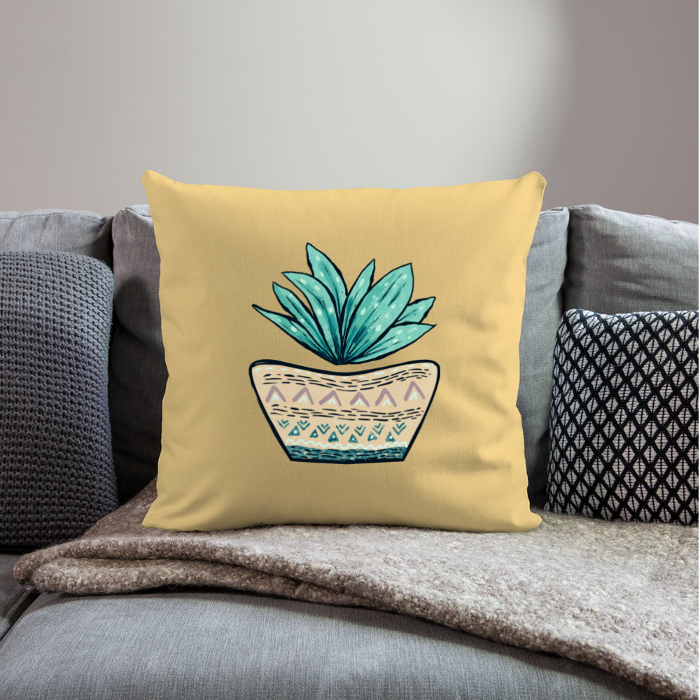 Sofakissen mit Füllung 44 x 44 cm - Aloe Vera - Hinter dem Mond