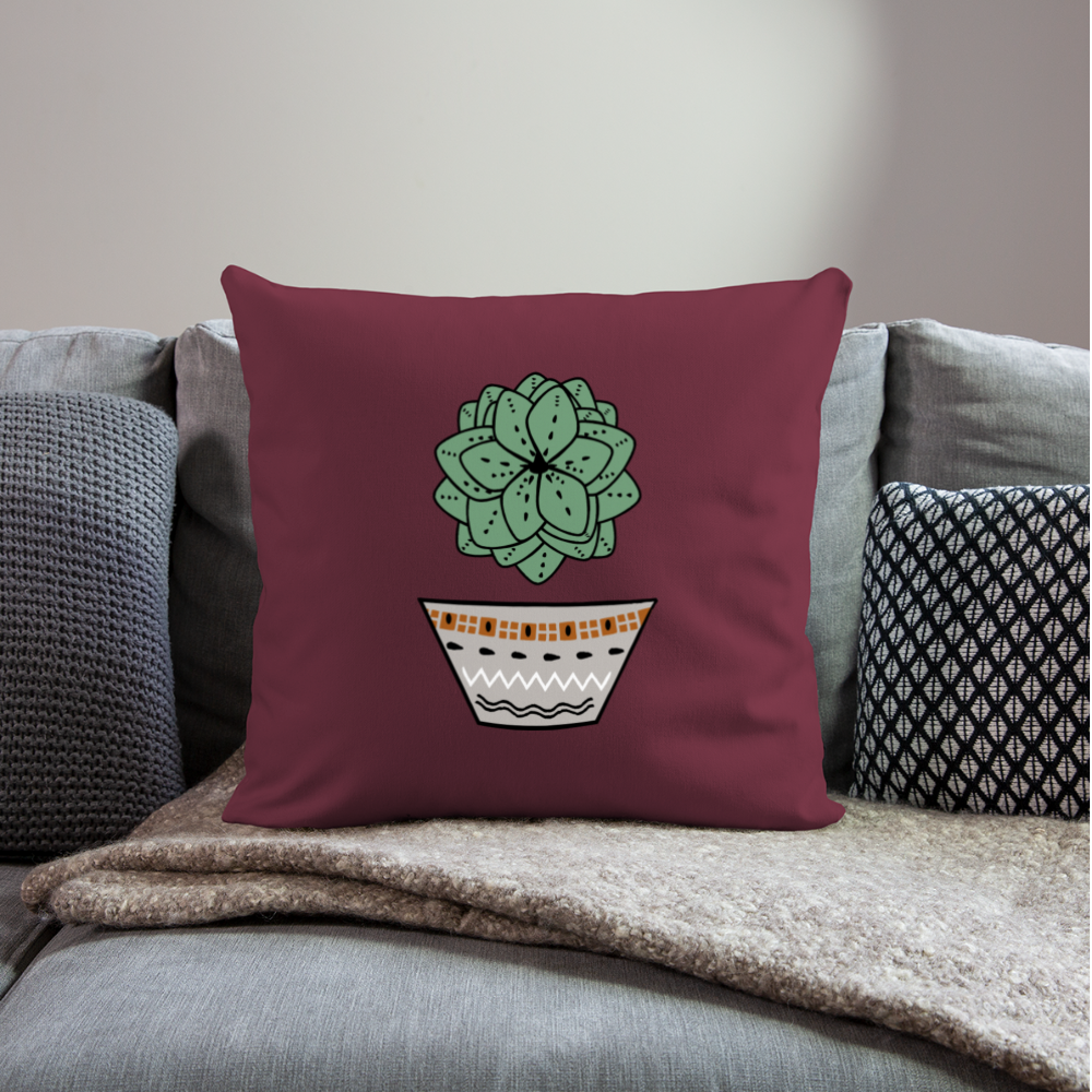 Sofa pillow with filling 45cm x 45cm - "Sukkulent" - Hinter dem Mond
