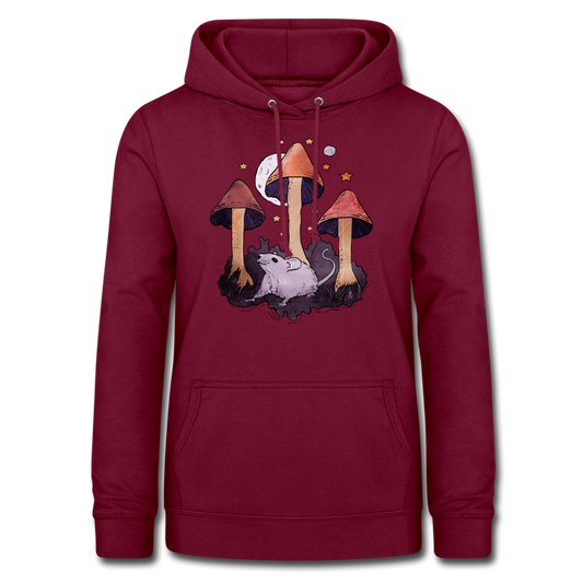 Maus im Märchenwald - Frauen Hoodie - Bordeaux