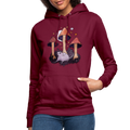 Maus im Märchenwald - Frauen Hoodie - Bordeaux