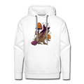 Men’s Premium Hoodie - “Goblincore Kröte“ - Weiß