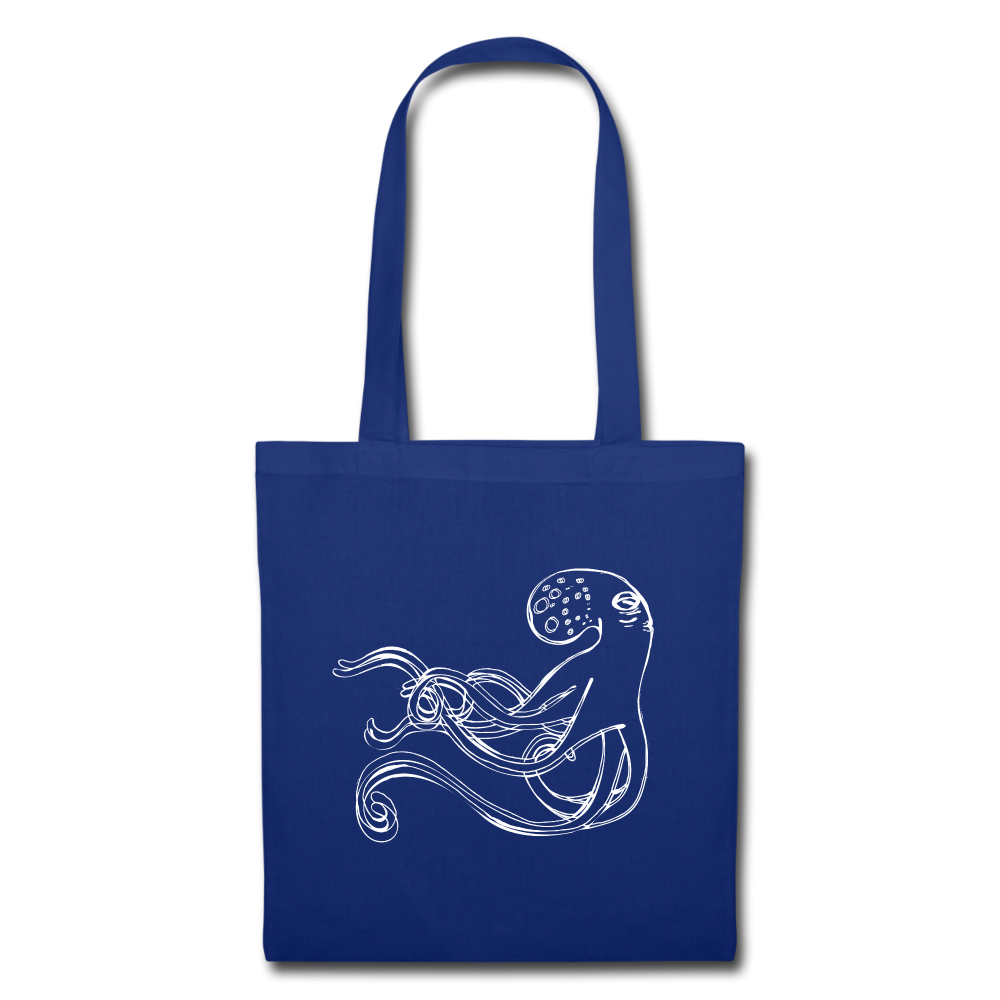 Stoffbeutel - “Shaky Kraken” - Royalblau