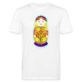 Männer Bio-T-Shirt - “Retroprint Matroschka” - weiß