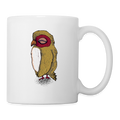 Tasse - Kleine braune Eule - weiß