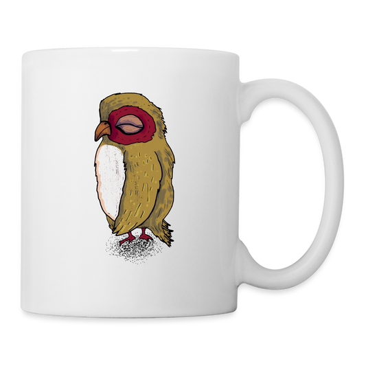Tasse - Kleine braune Eule - weiß